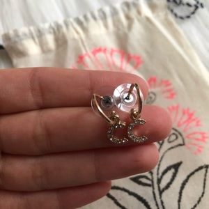 “C” post earrings